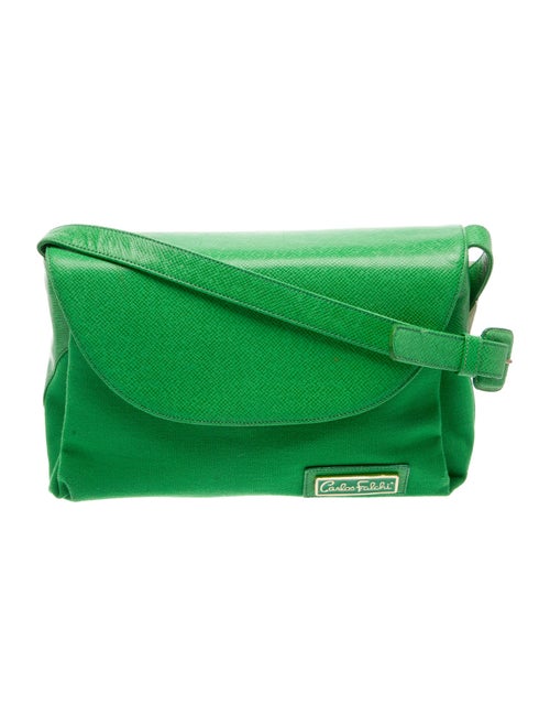 Carlos Falchi Leather Crossbody Bag