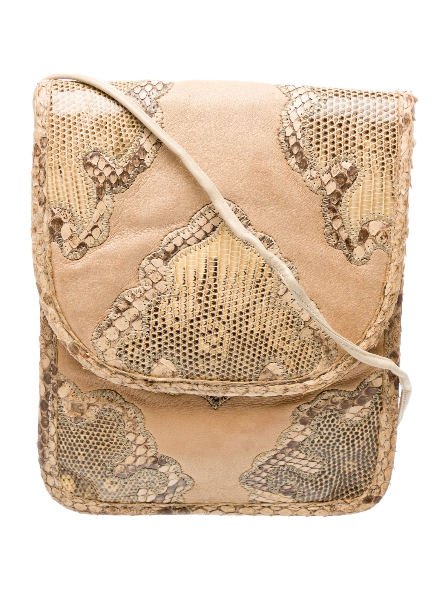 Carlos Falchi Leather Crossbody Bag