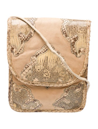 Carlos Falchi Leather Crossbody Bag