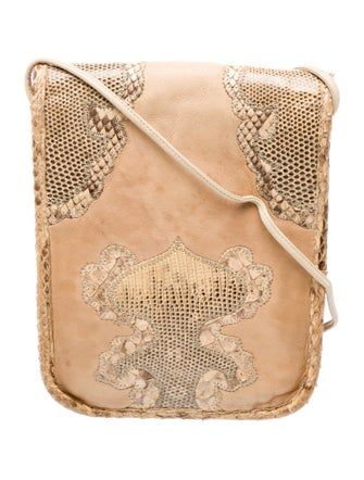 Carlos Falchi Leather Crossbody Bag