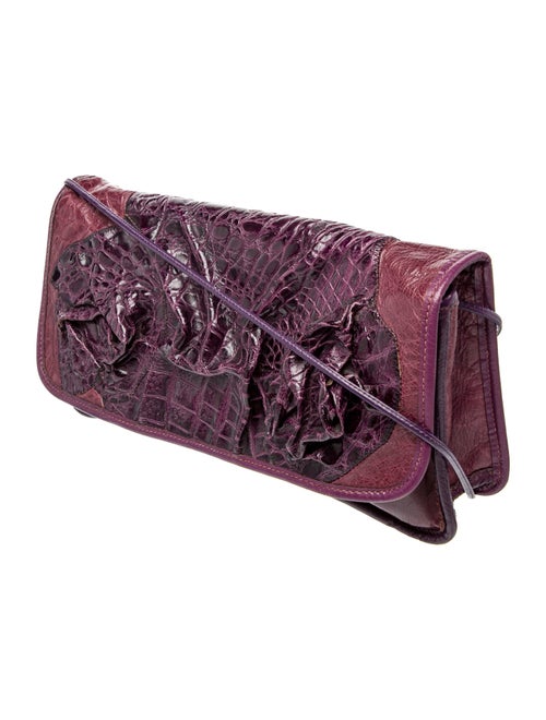 Carlos Falchi Leather Clutch