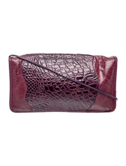 Carlos Falchi Leather Clutch