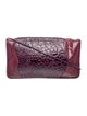 Carlos Falchi Leather Clutch