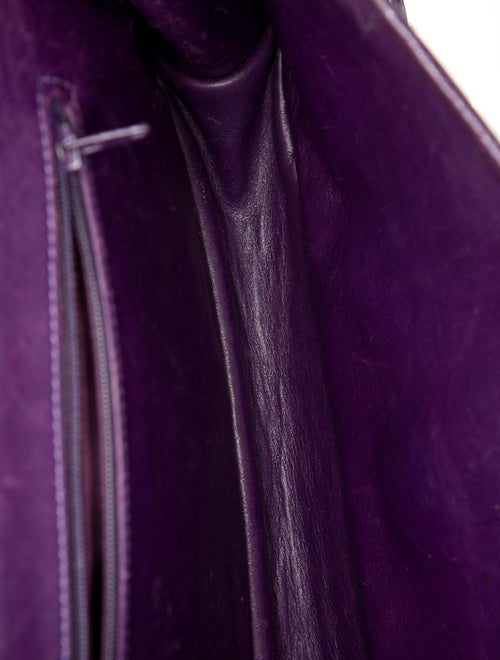 Carlos Falchi Leather Clutch