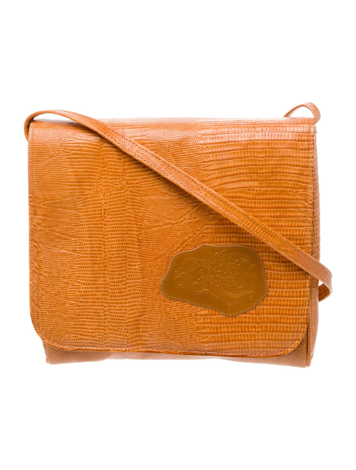 Carlos Falchi Leather Crossbody Bag