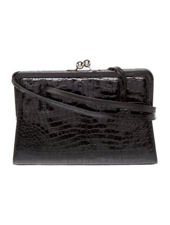 Carlos Falchi Leather Shoulder Bag