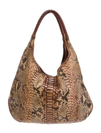 Fatto a Mano by Carlos Falchi Python Hobo