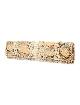 Carlos Falchi Snakeskin Clutch