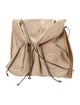 Carlos Falchi Leather Bucket Bag