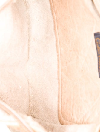 Carlos Falchi Leather Bucket Bag