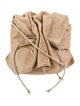 Carlos Falchi Leather Bucket Bag