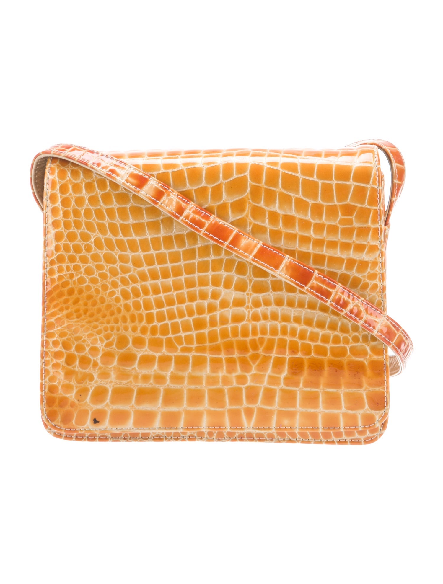 Carlos Falchi Leather Shoulder Bag