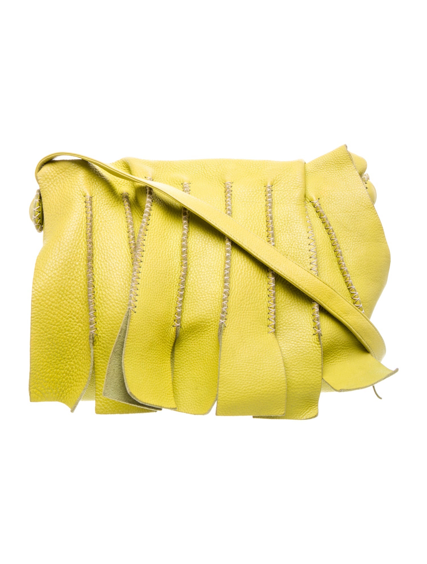 Carlos Falchi Leather Shoulder Bag