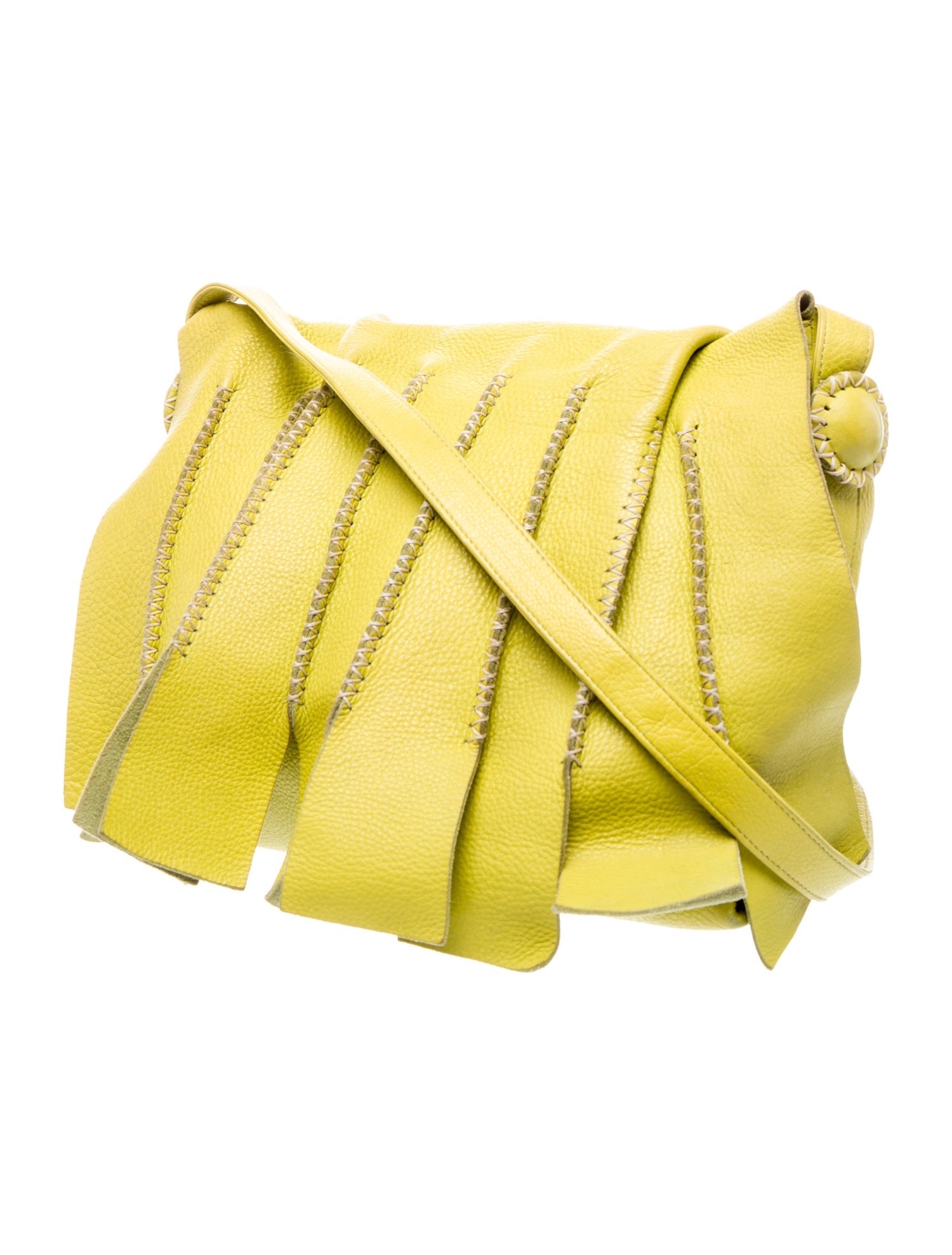 Carlos Falchi Leather Shoulder Bag