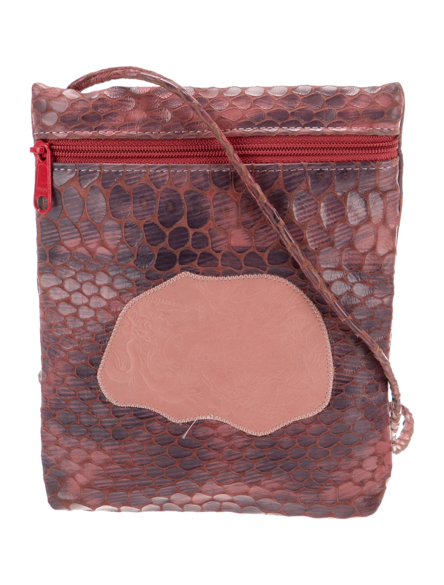 Carlos Falchi Snakeskin Crossbody Bag