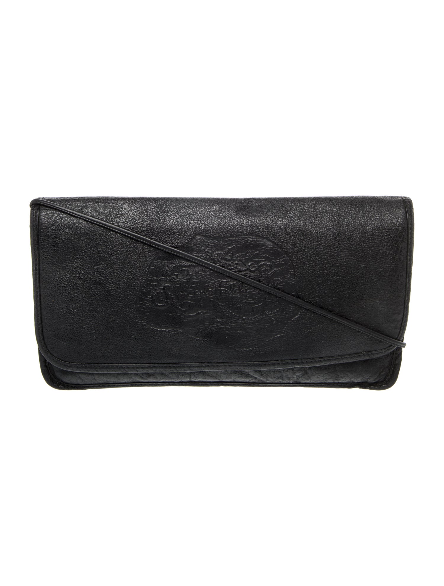 Carlos Falchi Leather Clutch