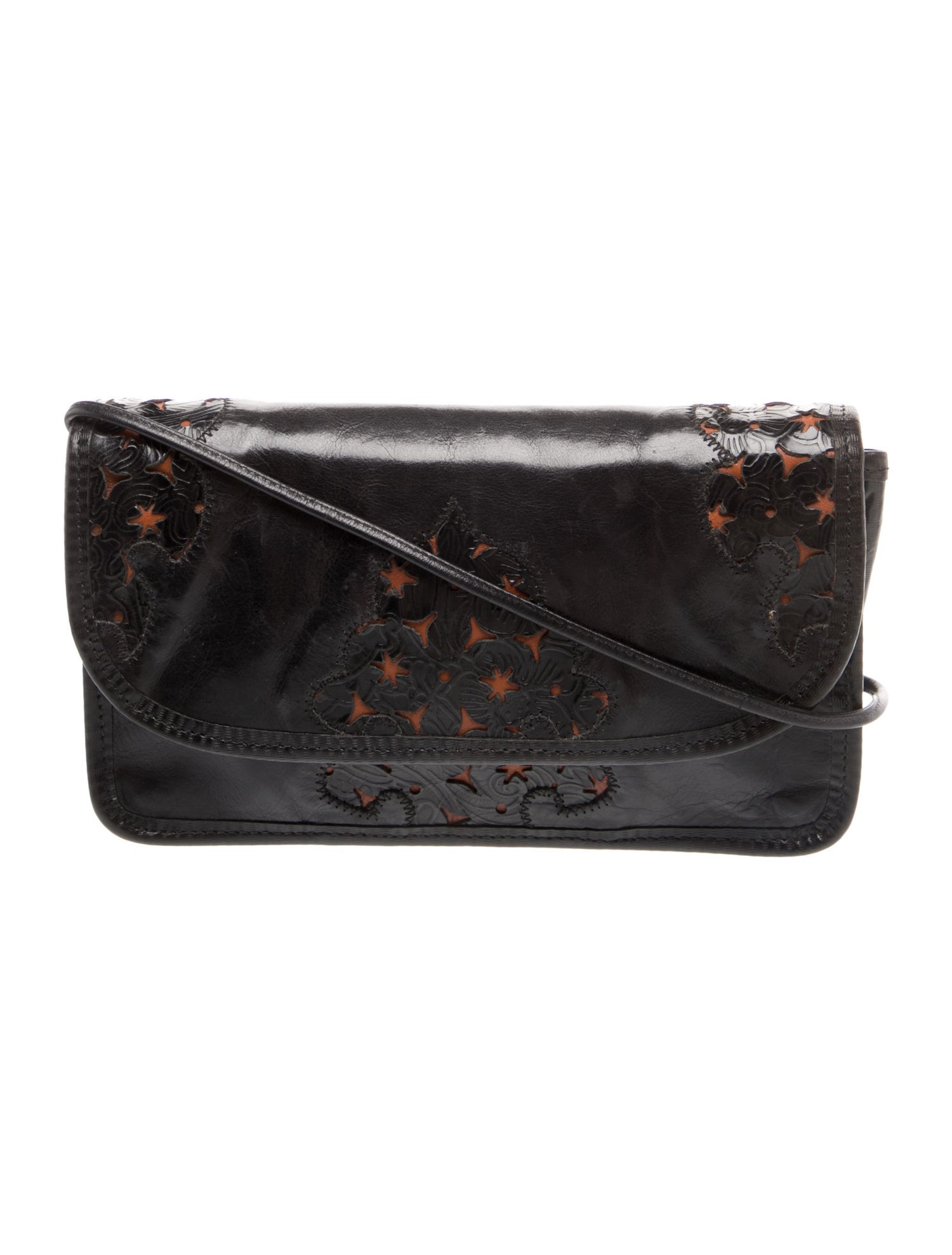 Carlos Falchi Leather Crossbody Bag