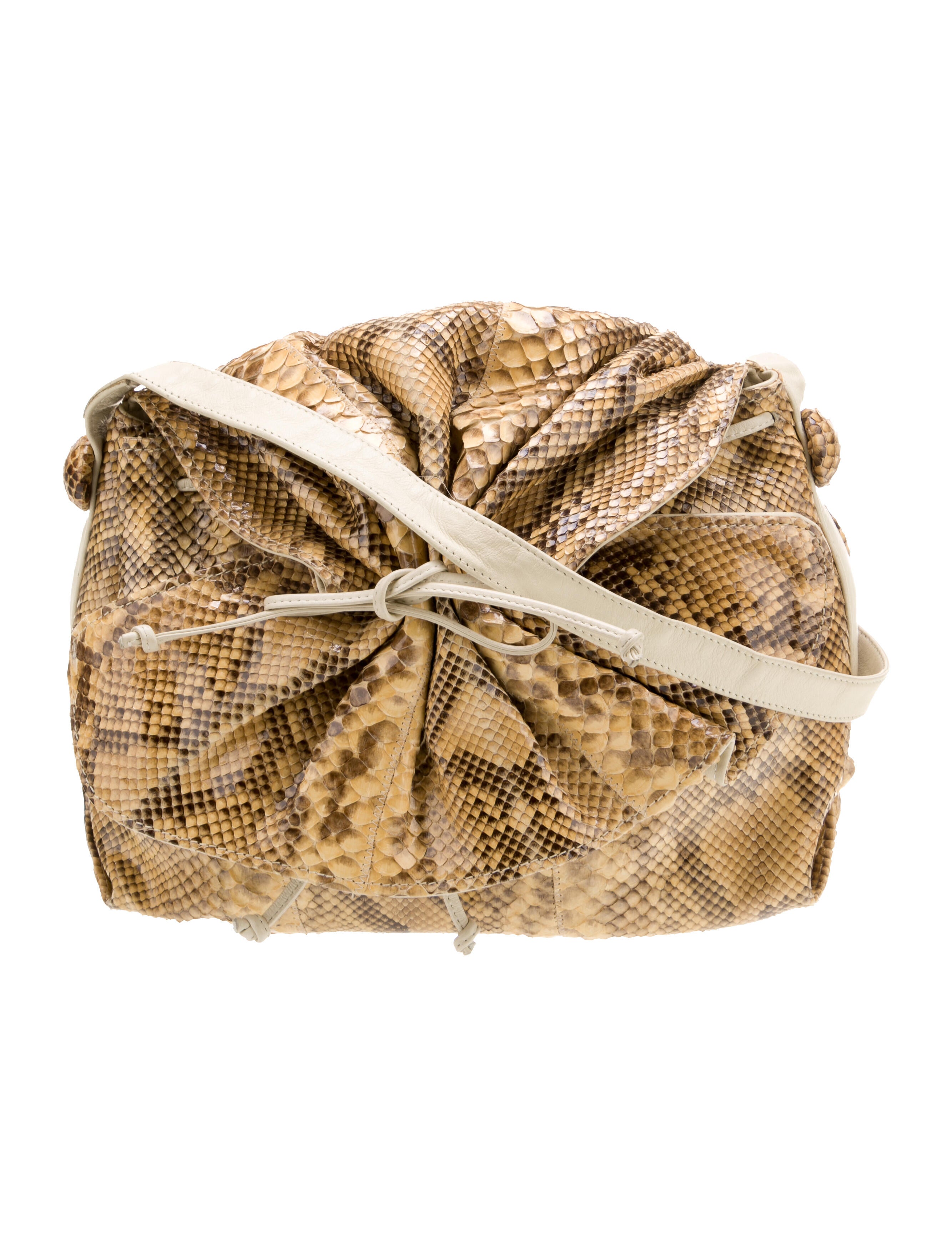 Carlos Falchi Python Messenger Bag