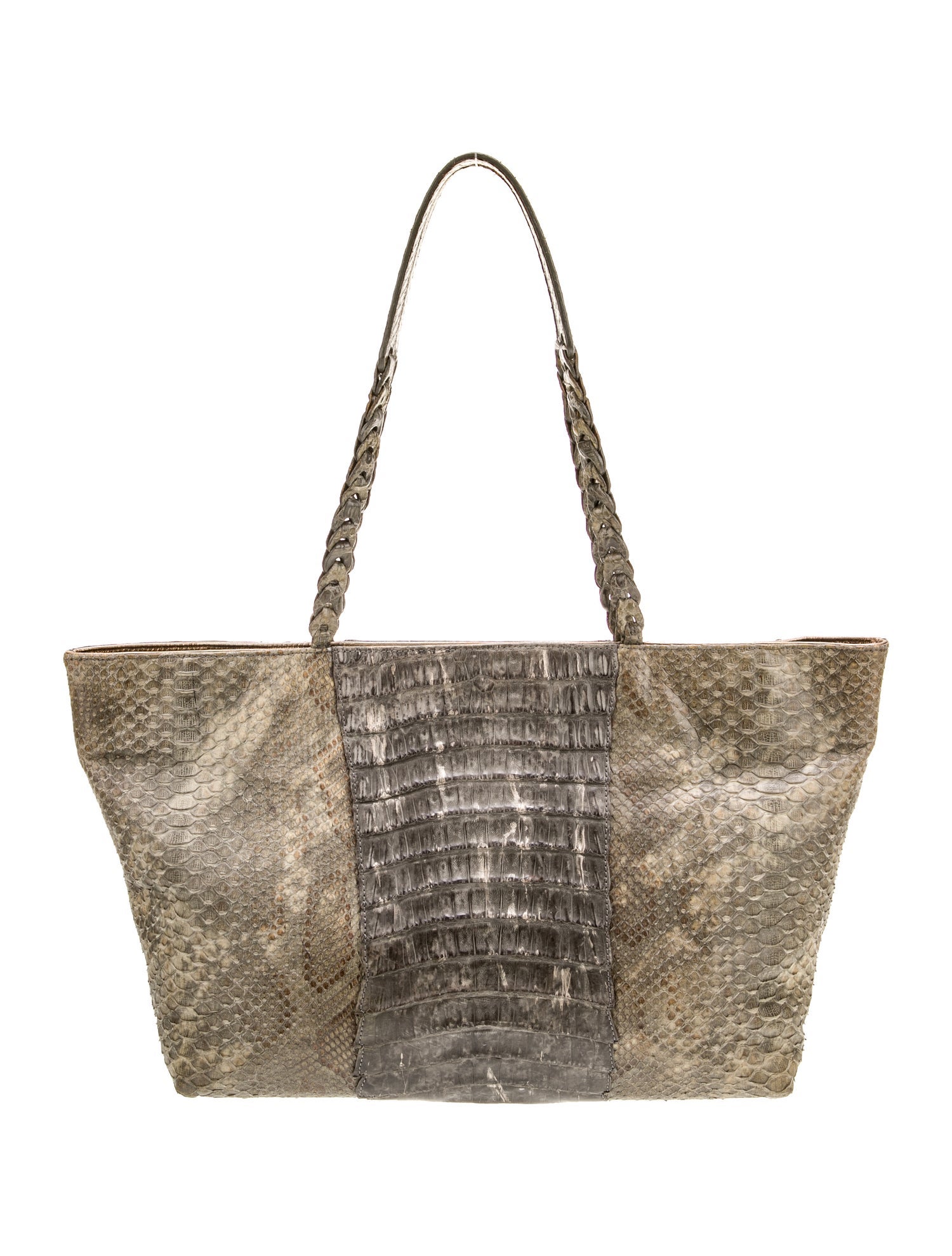 Carlos Falchi Python Shoulder Bag