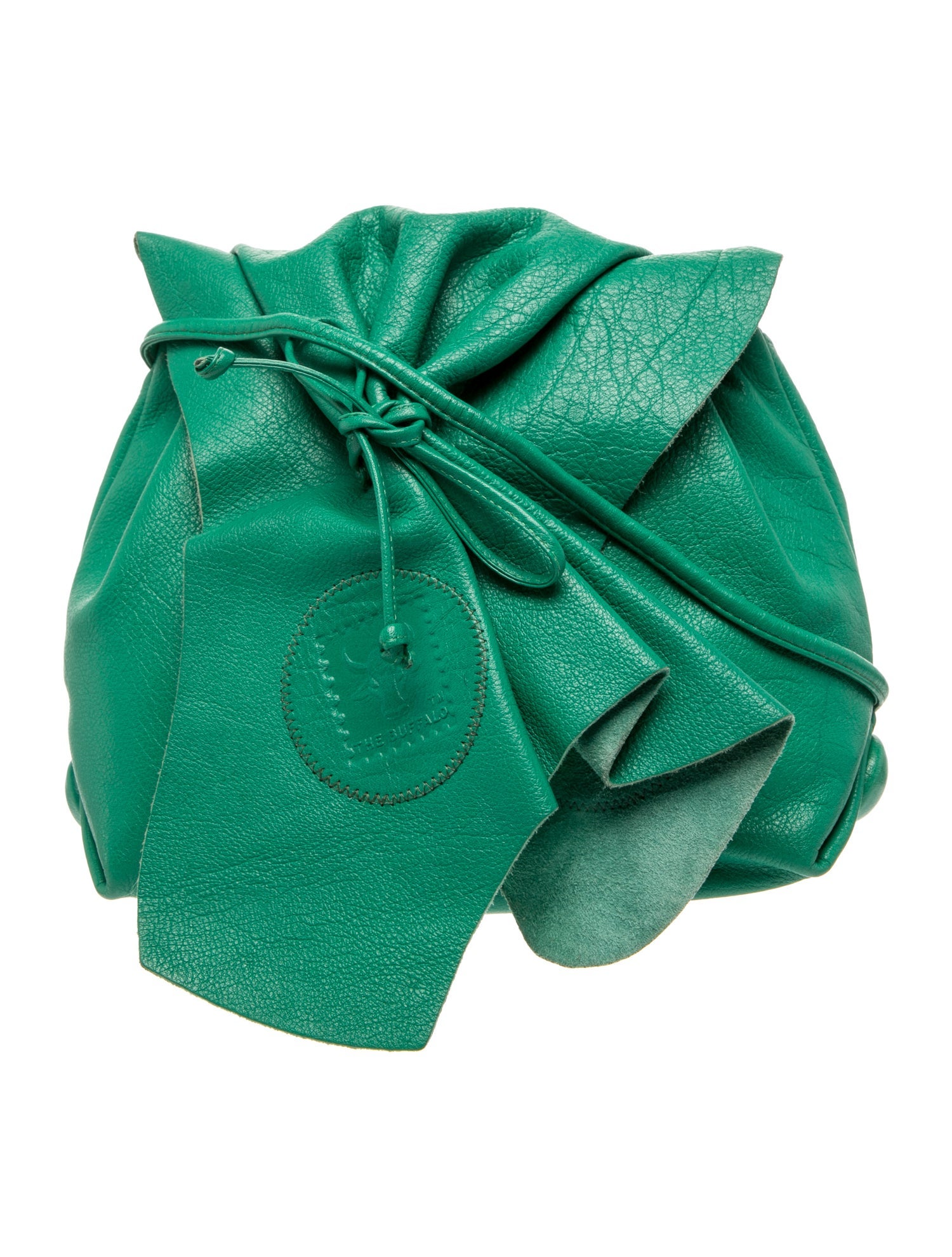 Carlos Falchi Leather Bucket Bag