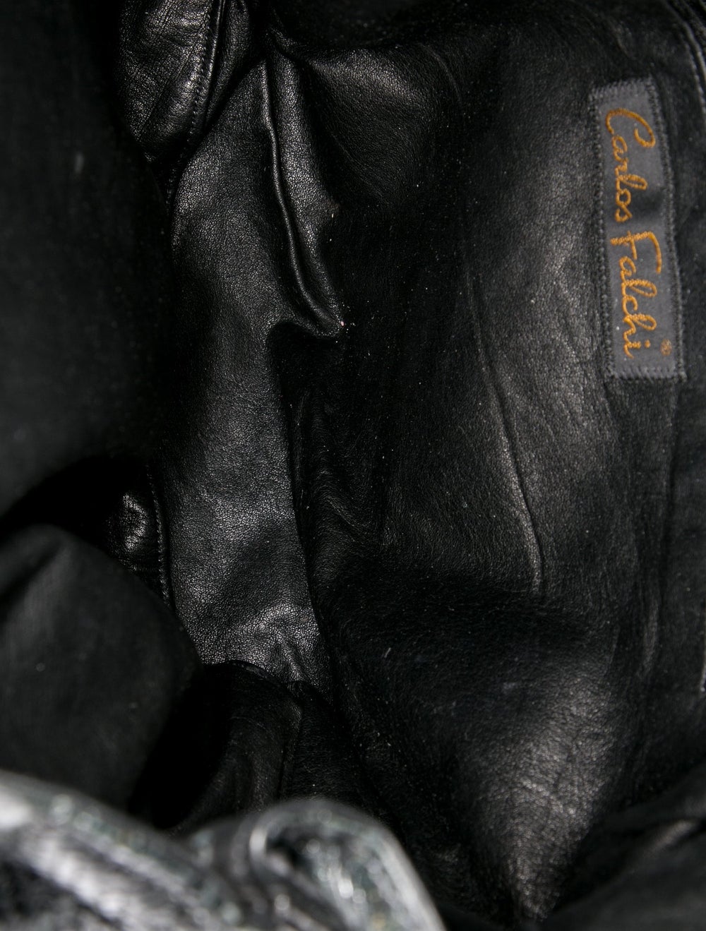 Carlos Falchi Python Bucket Bag - image 6