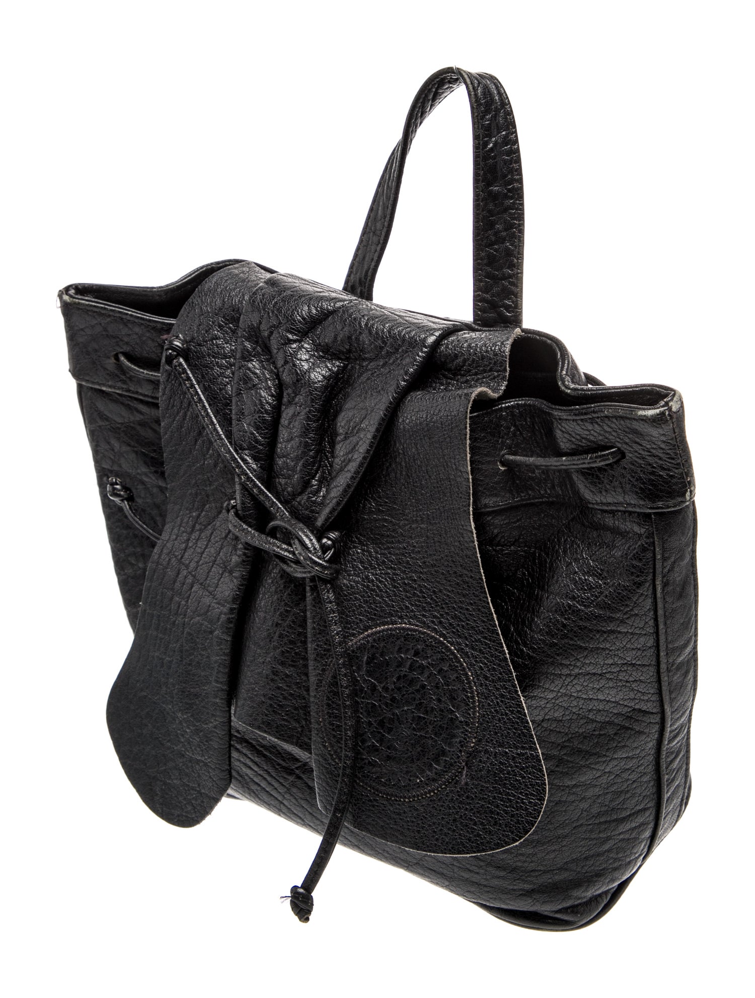 Carlos Falchi Leather Backpack