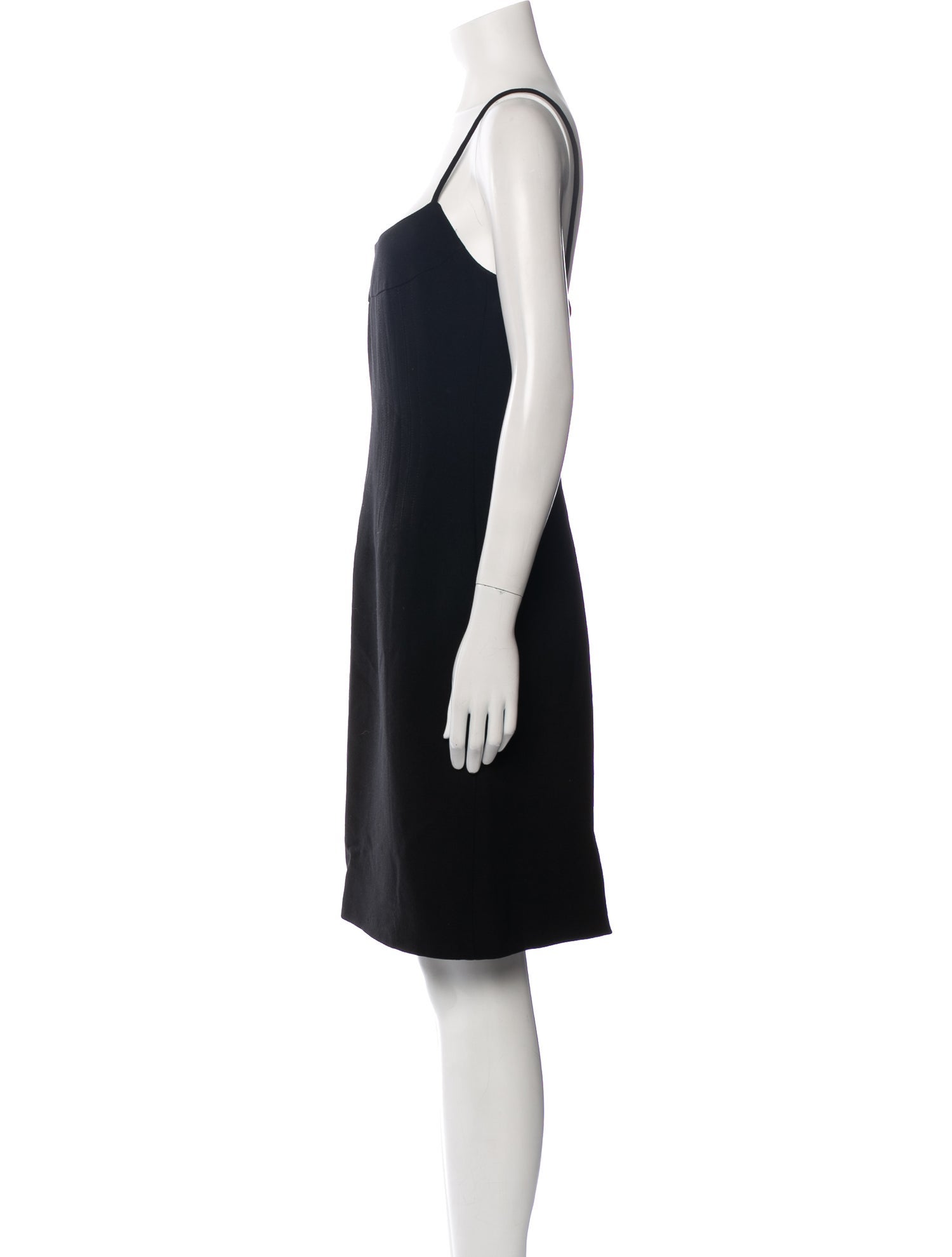 Charles Chang-Lima Square Neckline Knee-Length Dress