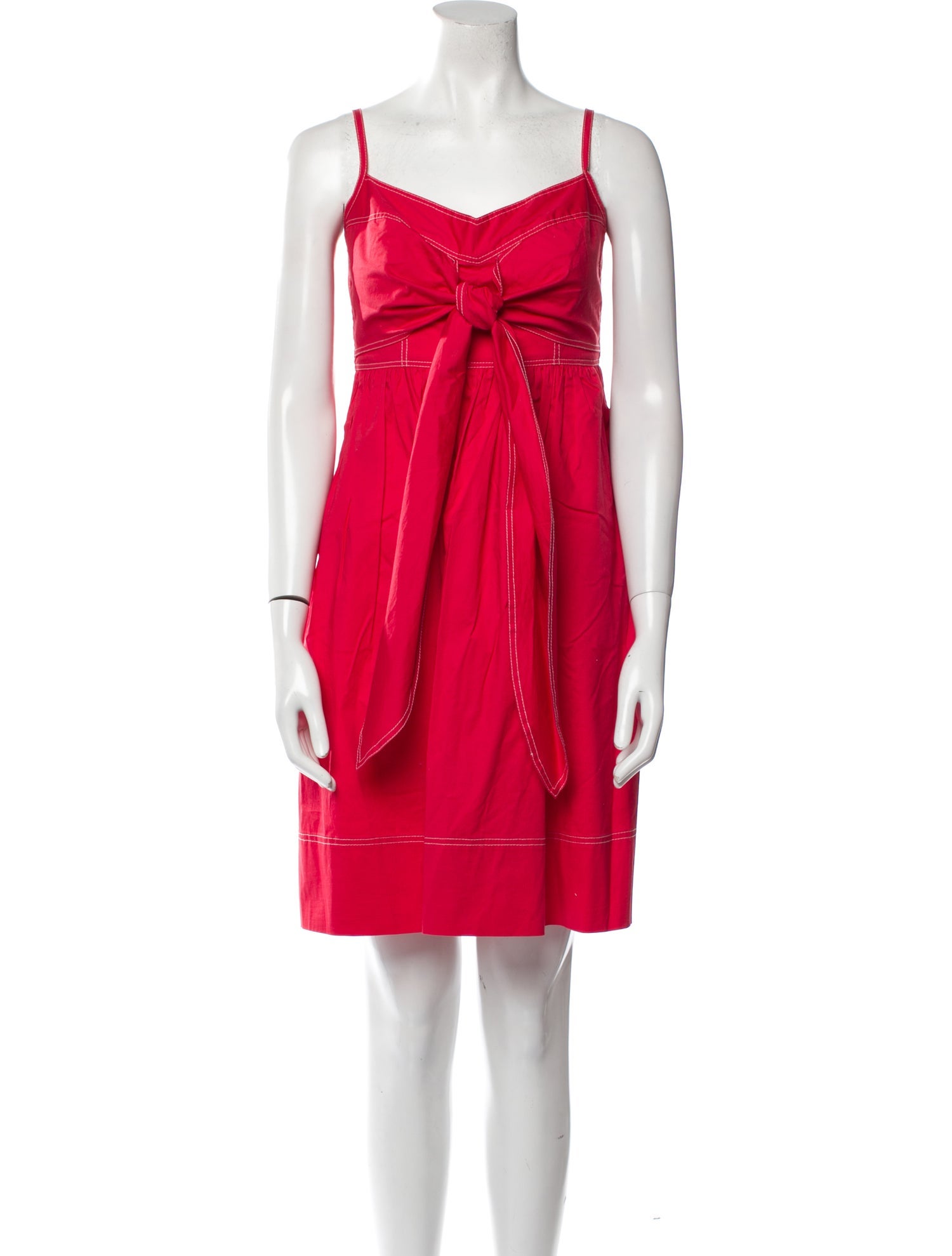 Charles Chang-Lima V-Neck Mini Dress