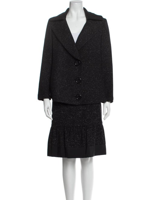 Charles Chang-Lima Wool Skirt Set