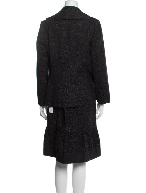 Charles Chang-Lima Wool Skirt Set