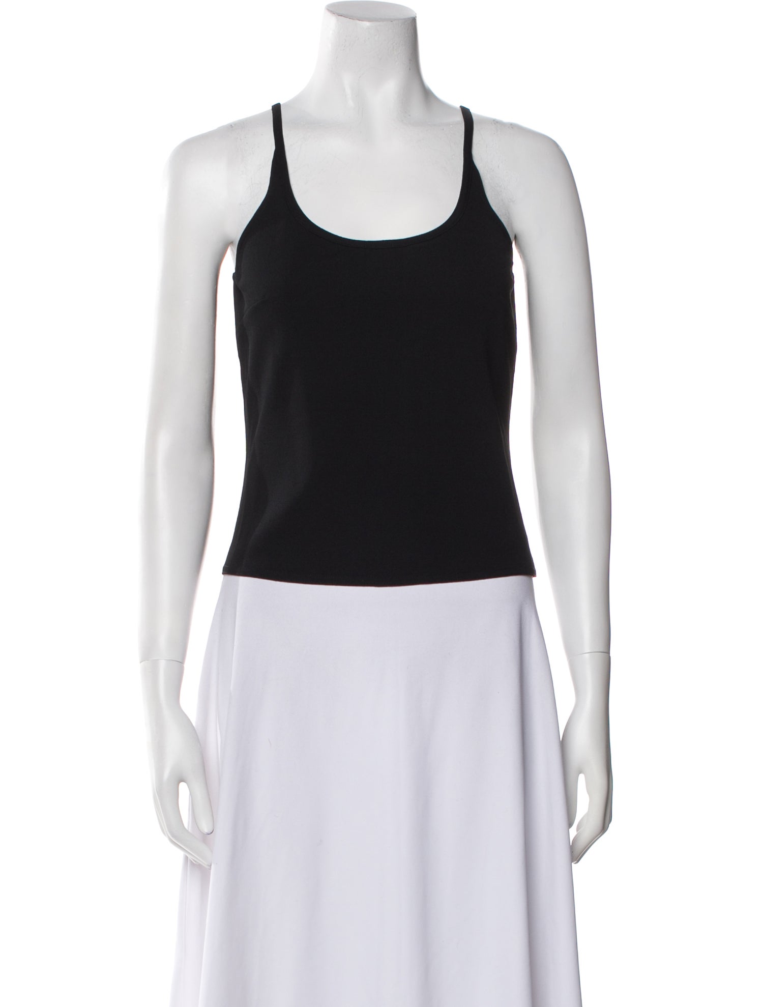 Charles Chang-Lima Scoop Neck Sleeveless Top