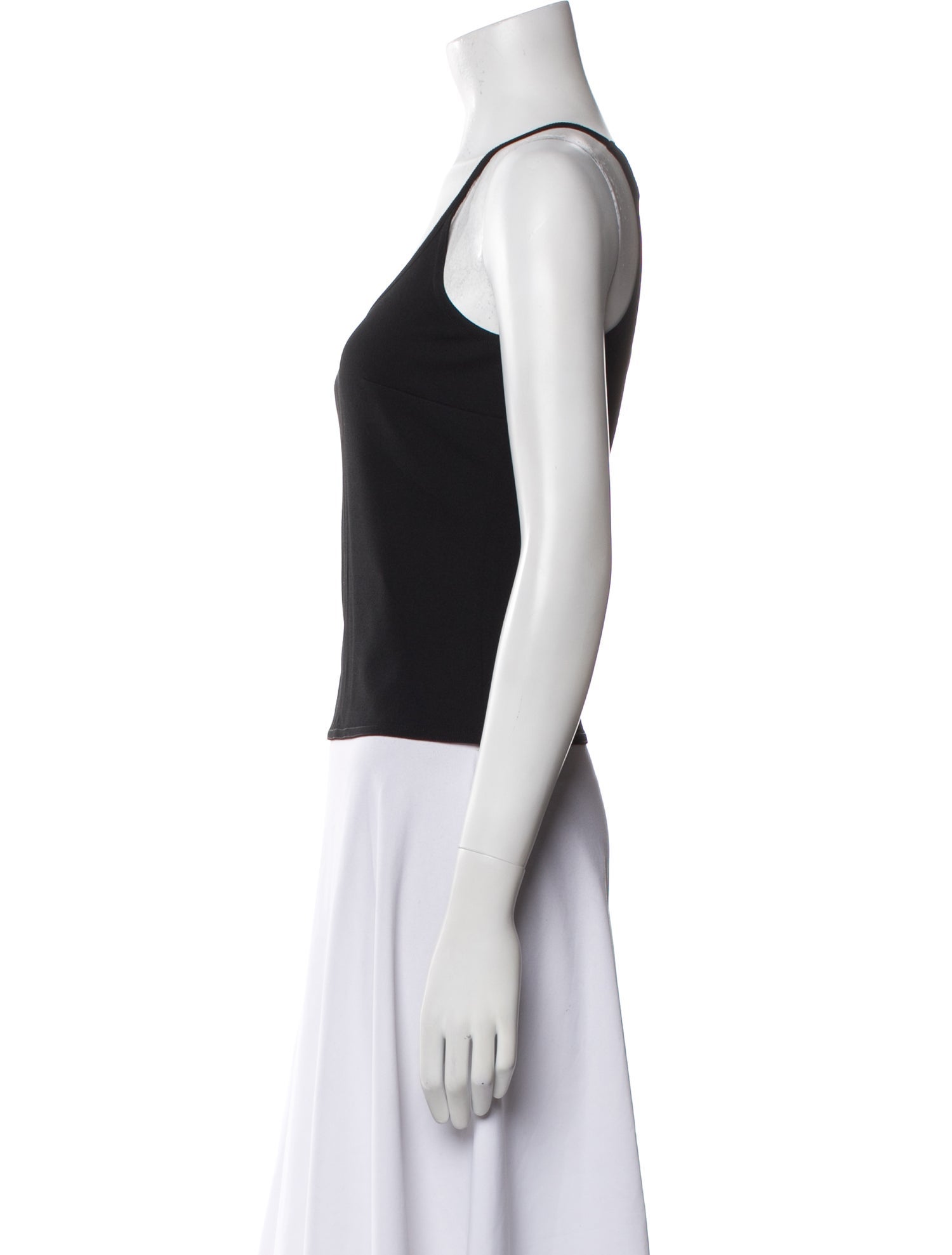 Charles Chang-Lima Scoop Neck Sleeveless Top