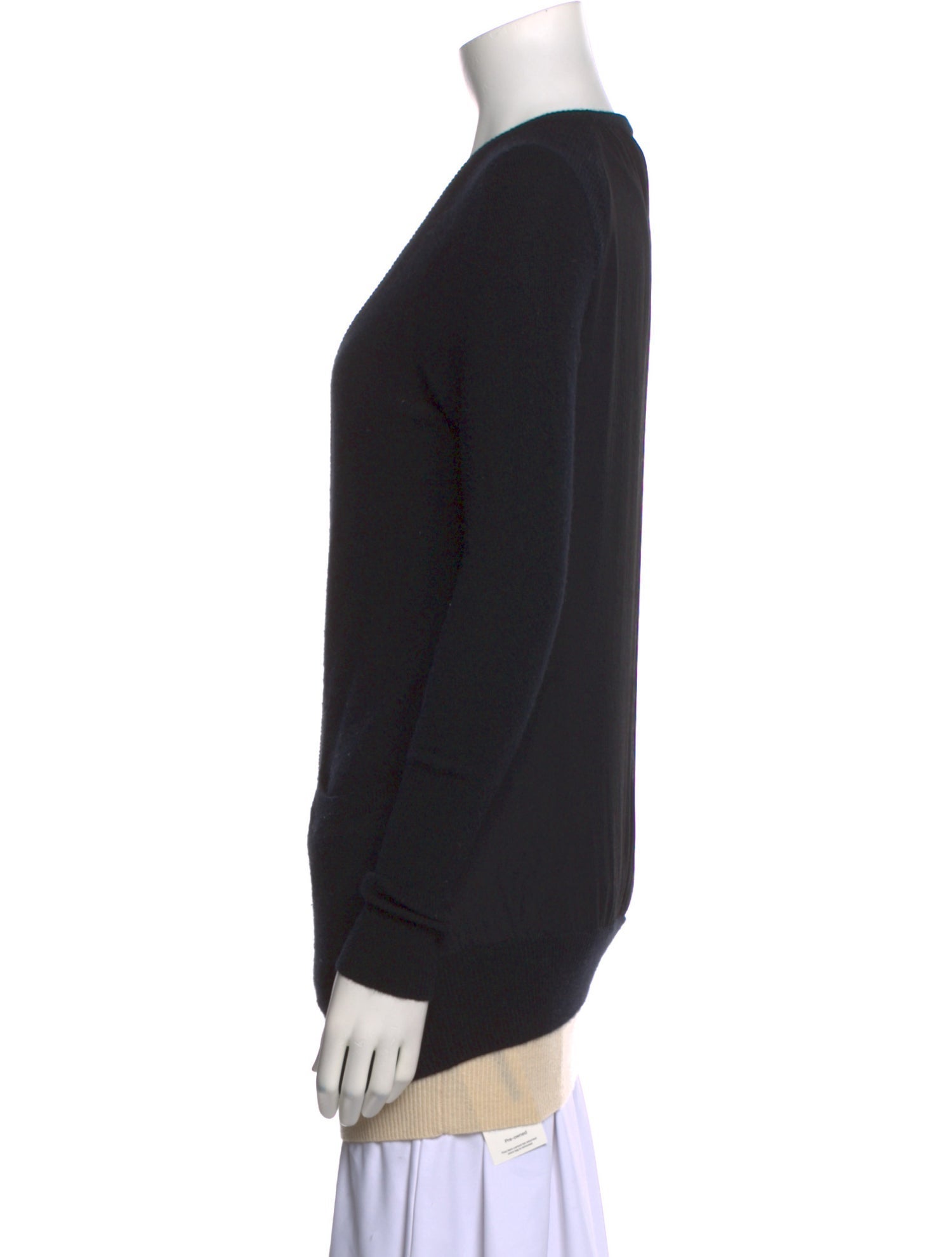 Charles Chang-Lima Cashmere Colorblock Pattern Sweater