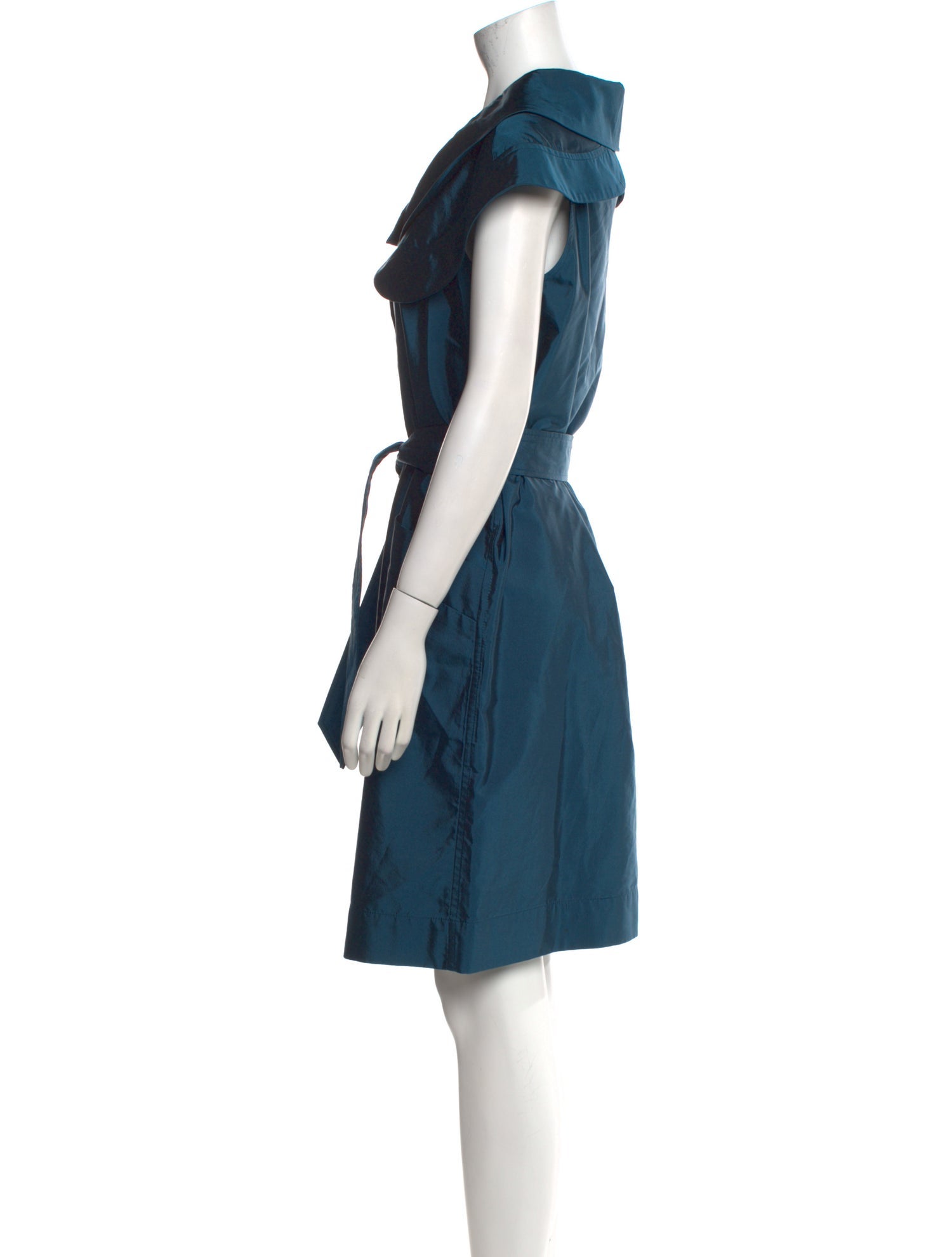 Charles Chang-Lima Cowl Neck Mini Dress