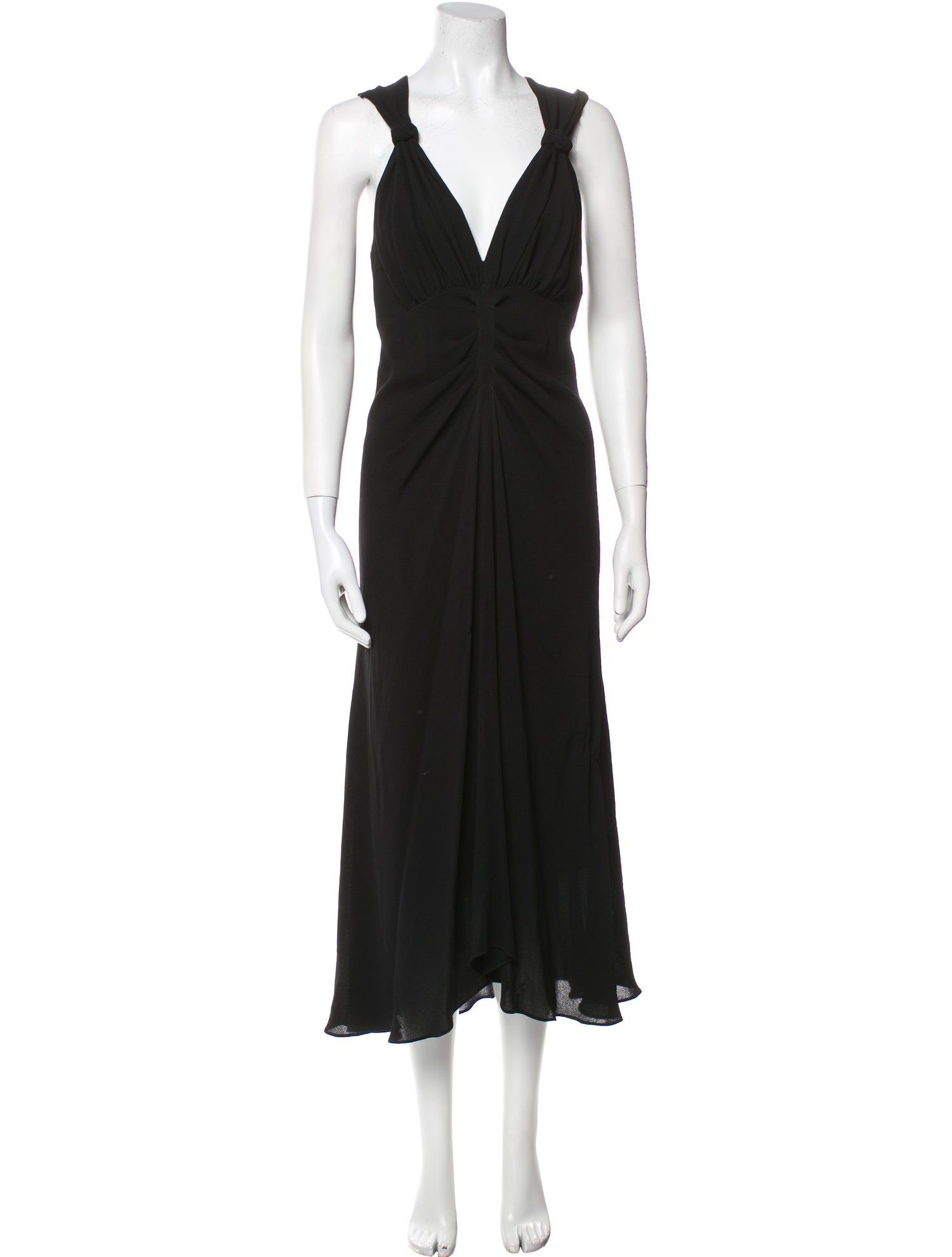 Charles Chang-Lima Silk Midi Length Dress