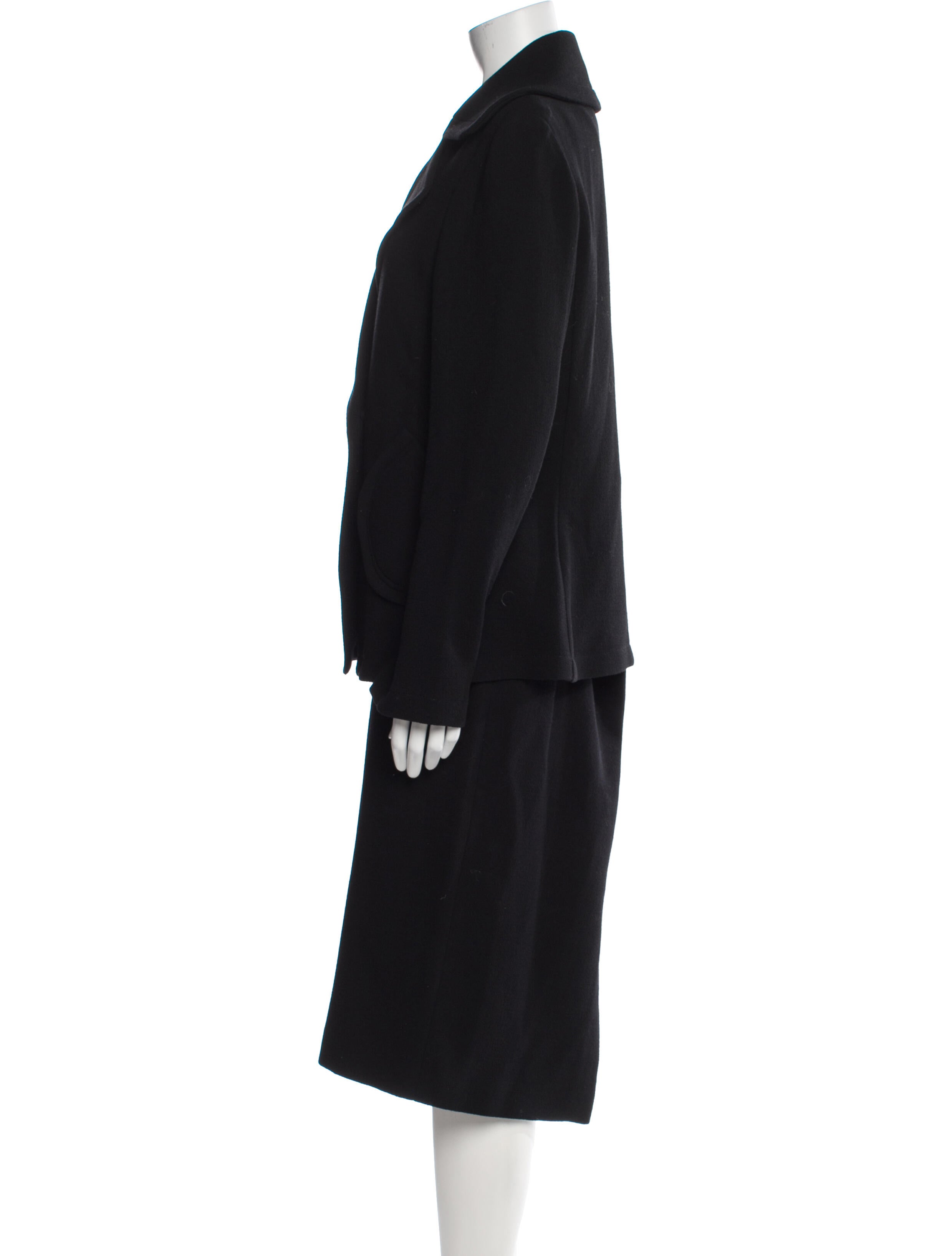 Charles Chang-Lima Wool Skirt Suit