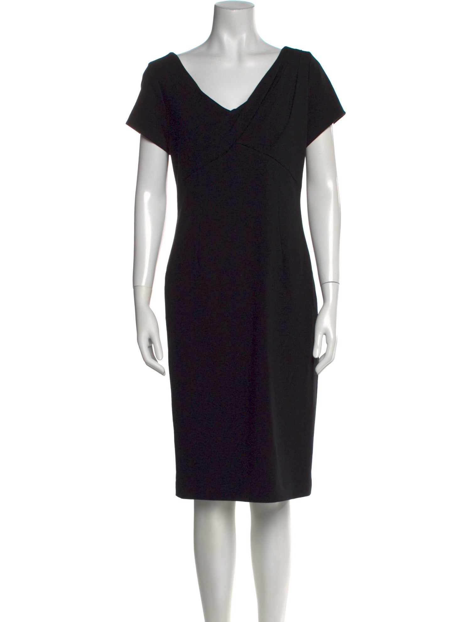 Charles Chang-Lima V-Neck Knee-Length Dress