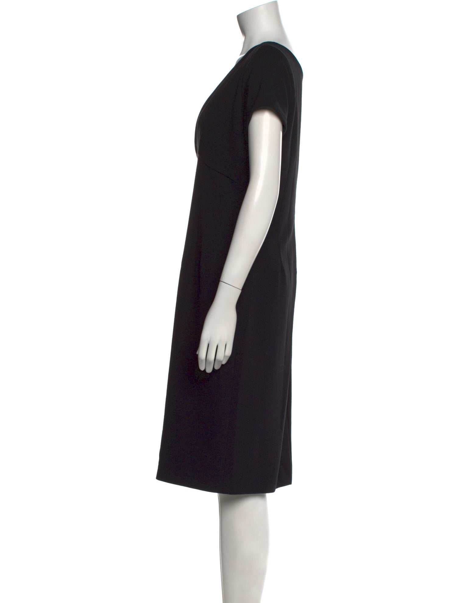 Charles Chang-Lima V-Neck Knee-Length Dress
