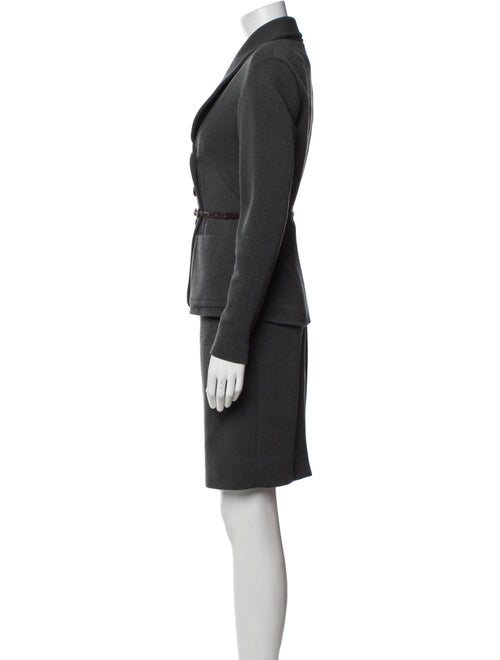 Charles Chang-Lima Wool Skirt Suit
