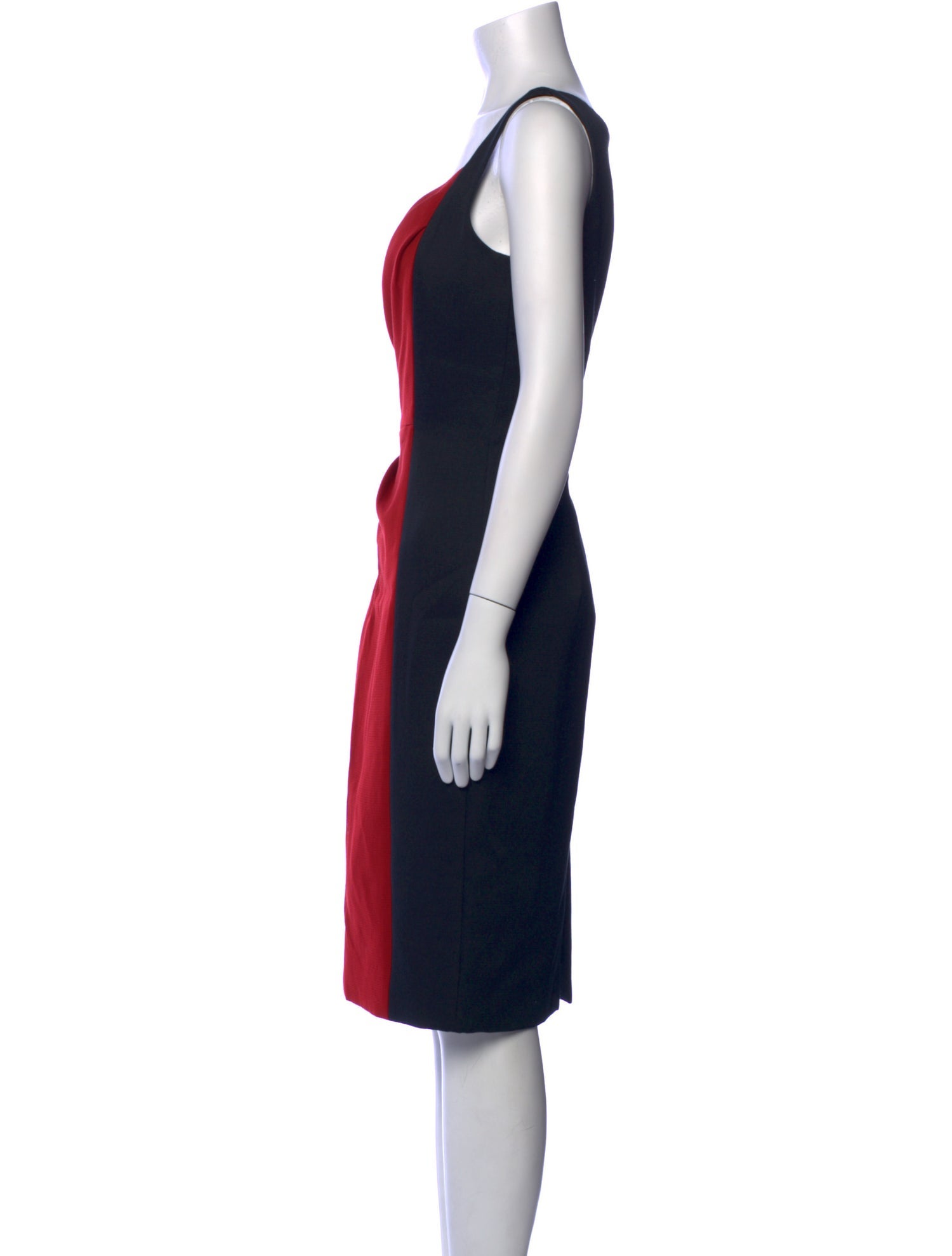 Charles Chang-Lima Square Neckline Knee-Length Dress