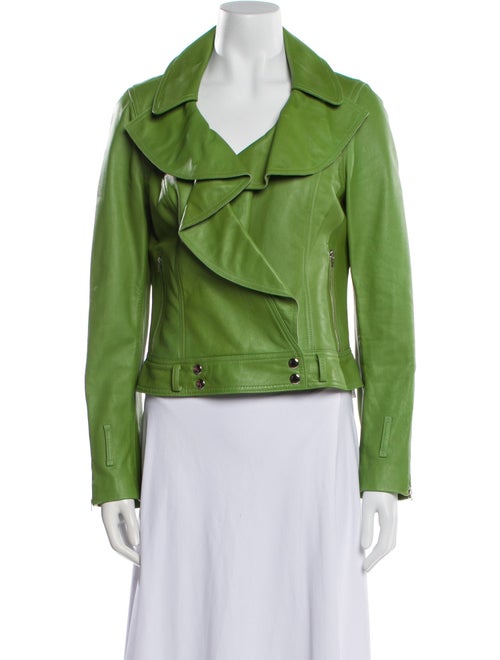 Charles Chang-Lima Silk Biker Jacket