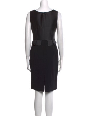 Charles Chang-Lima Virgin Wool Knee-Length Dress