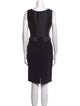 Charles Chang-Lima Virgin Wool Knee-Length Dress