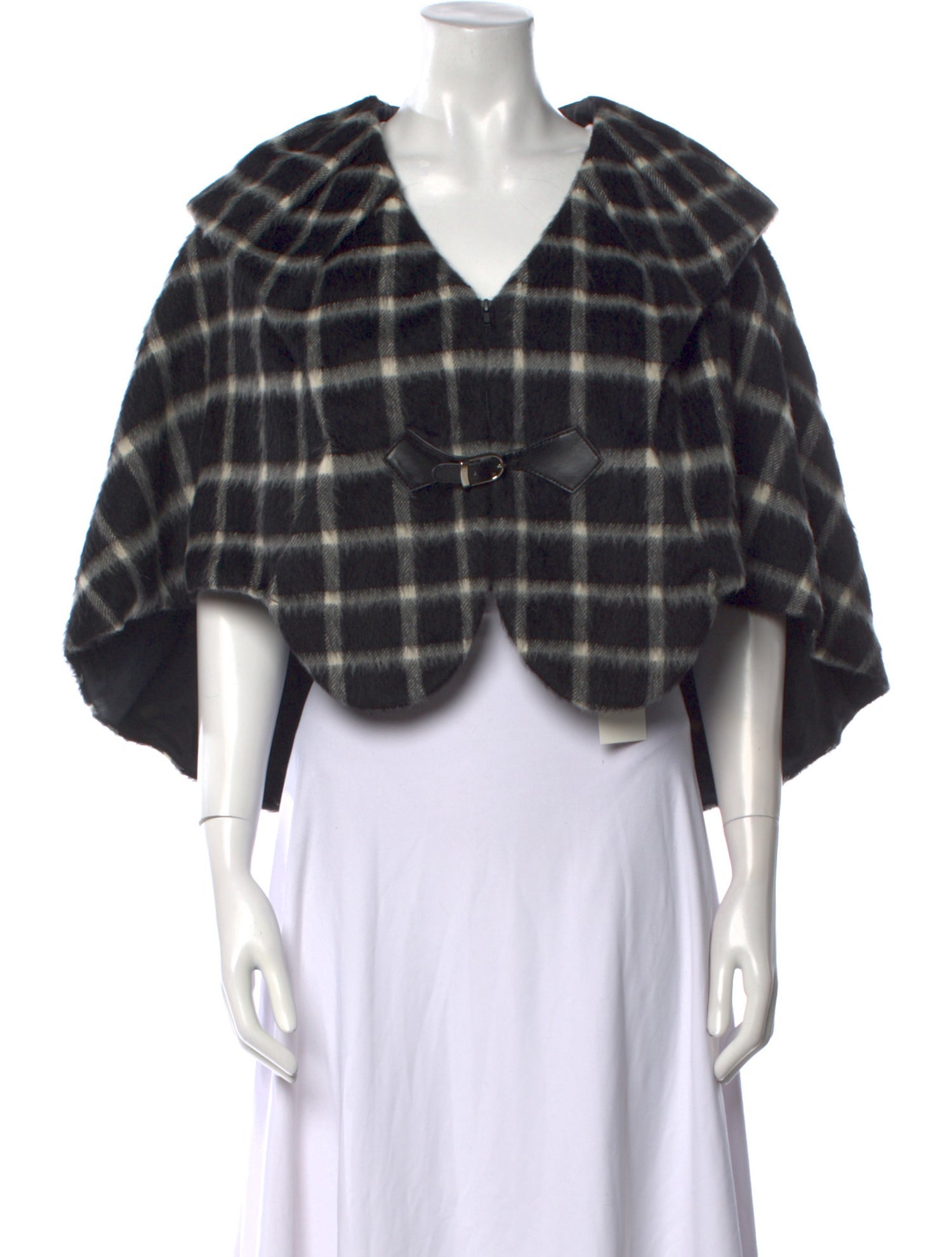 Charles Chang-Lima Alpaca Plaid Print Sweater