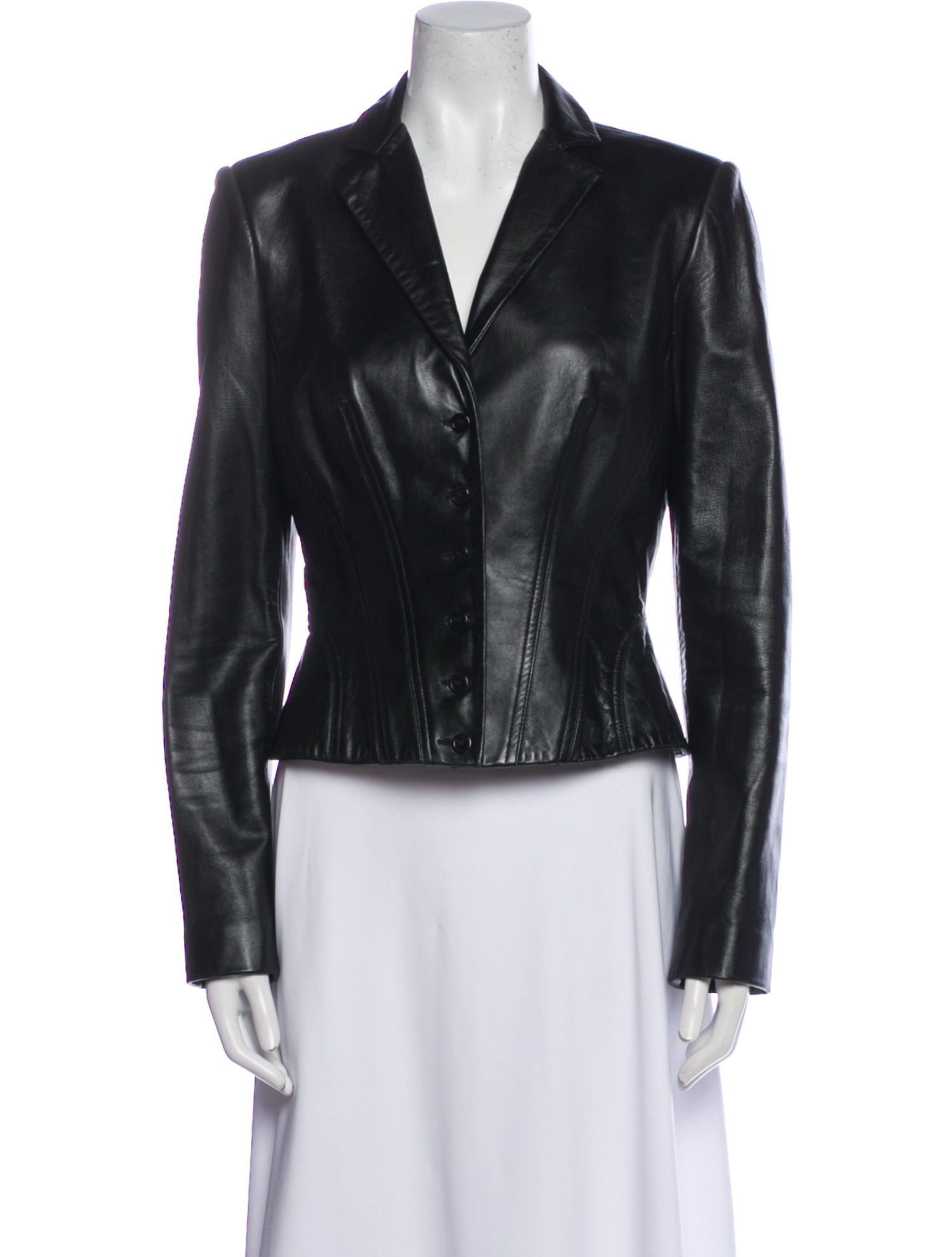 Charles Chang-Lima Leather Blazer