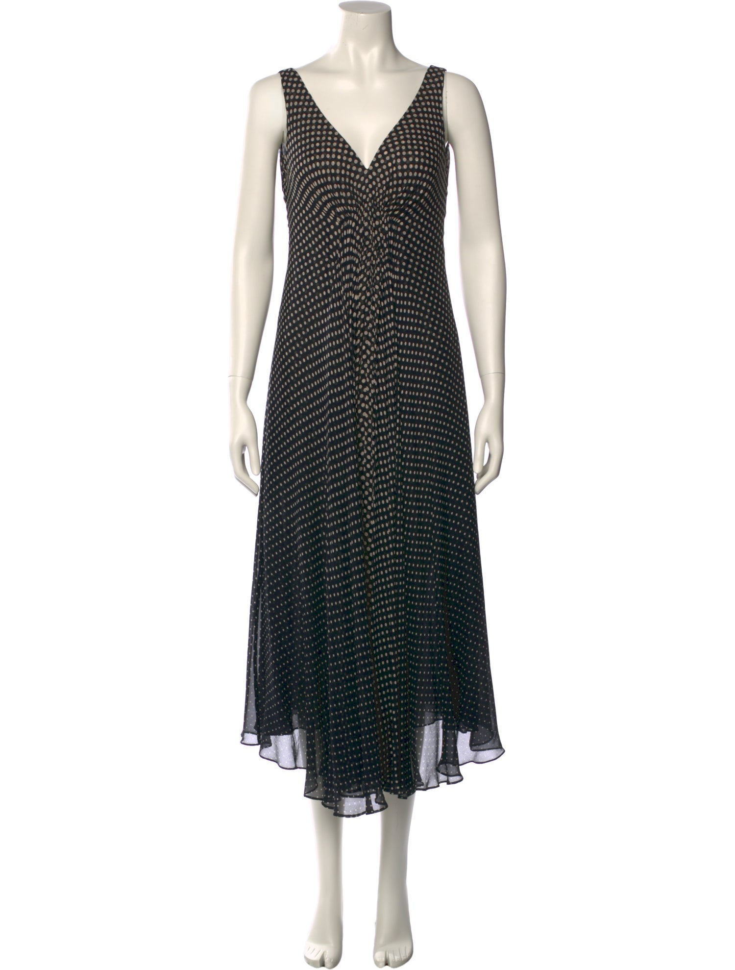 Charles Chang-Lima Silk Midi Length Dress