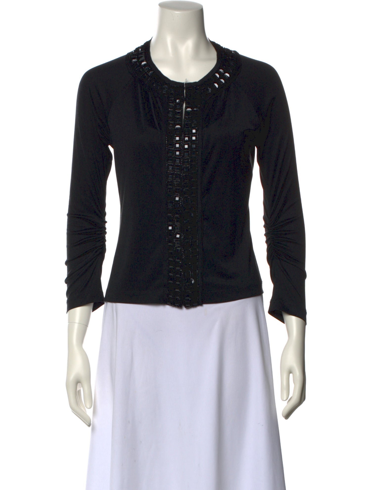 Charles Chang-Lima Silk Scoop Neck Sweater