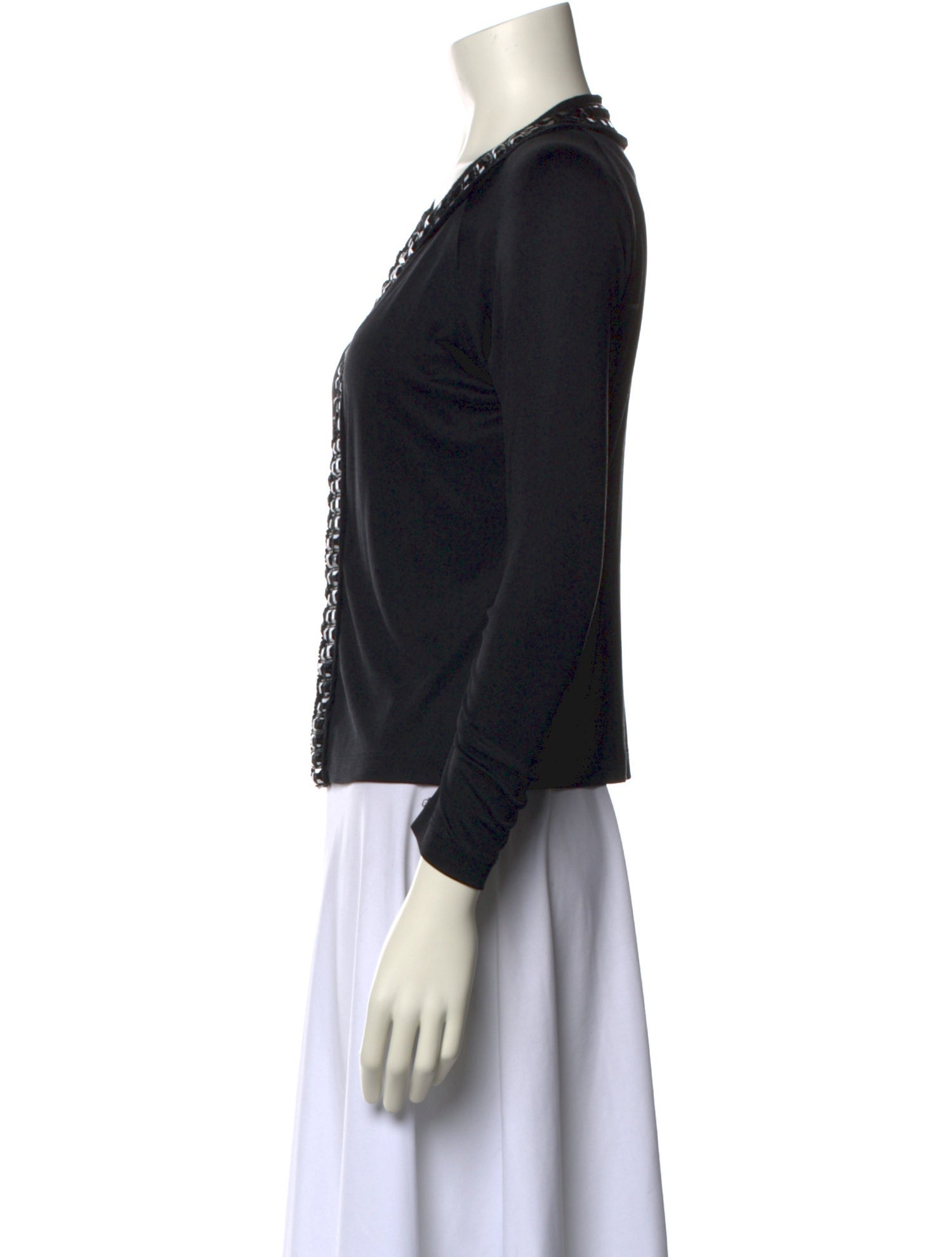 Charles Chang-Lima Silk Scoop Neck Sweater