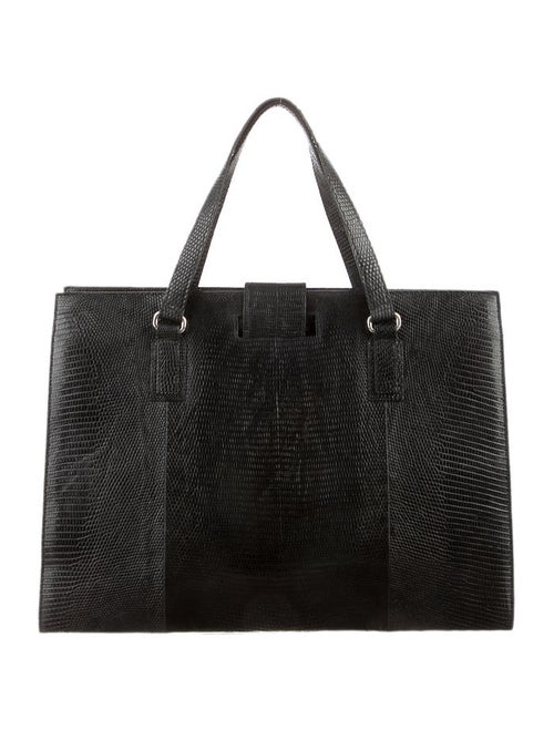 Calvin Klein Collection Lizard Handle Bag
