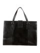 Calvin Klein Collection Lizard Handle Bag